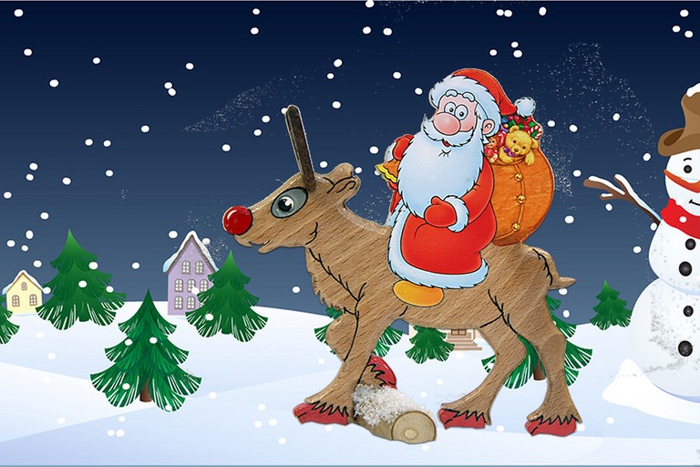 Renne et Père Noel