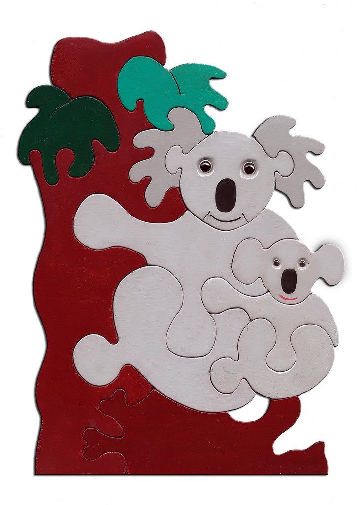 Puzzle koala en bois