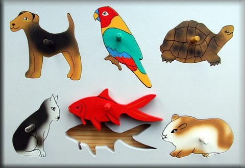 Puzzle animaux en bois